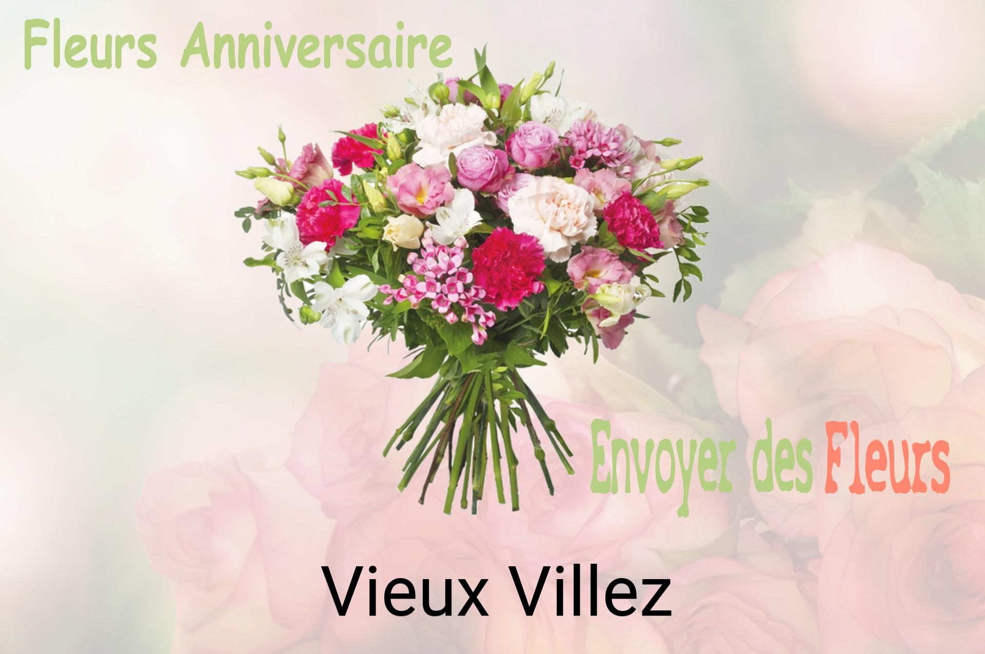 Bouquet de fleurs d’anniversaire livré à Vieux-Villez
